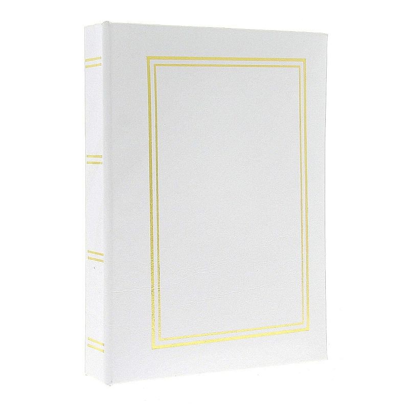 Album foto Clasic, de buzunar, 100 poze, format 10x15, piele ecologica, alb - imagine 5